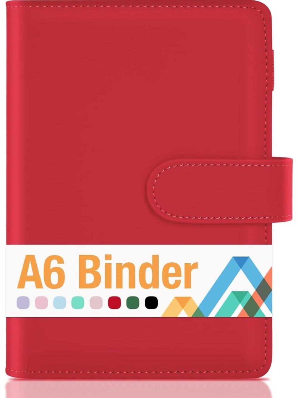 A6 Notebook Binder,6 Ring Planner Binder A6 Leather Notebook Binder